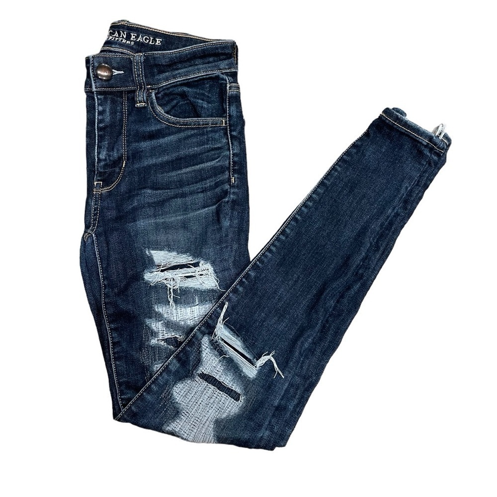 American Eagle Super Stretch Distressed Jeans